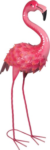 Metal flamingo garden - metal,