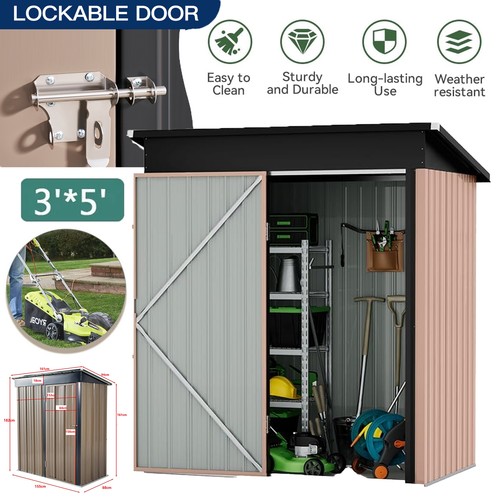 3ft metal garden - metal, shed