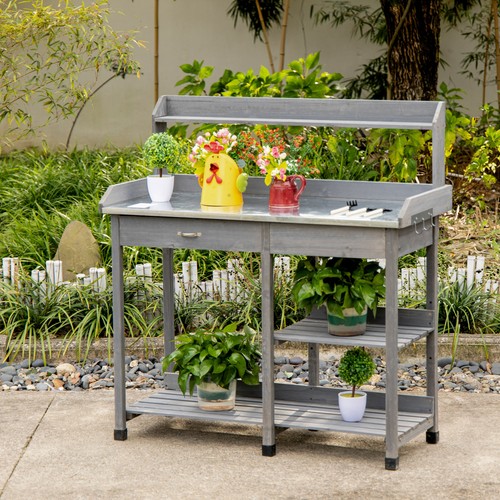 Garden potting table - potting,