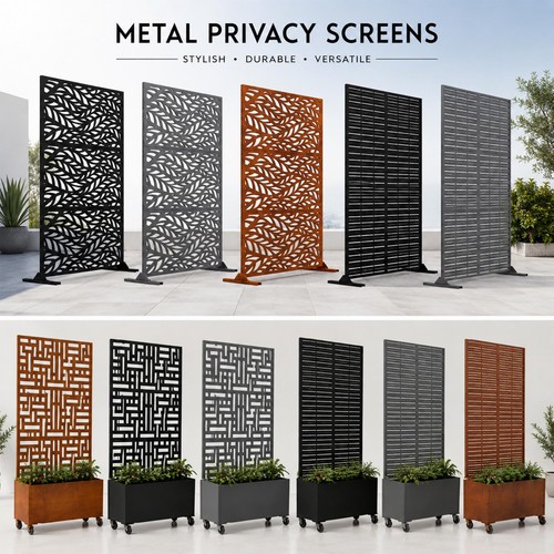Metal garden privacy - privacy, screen