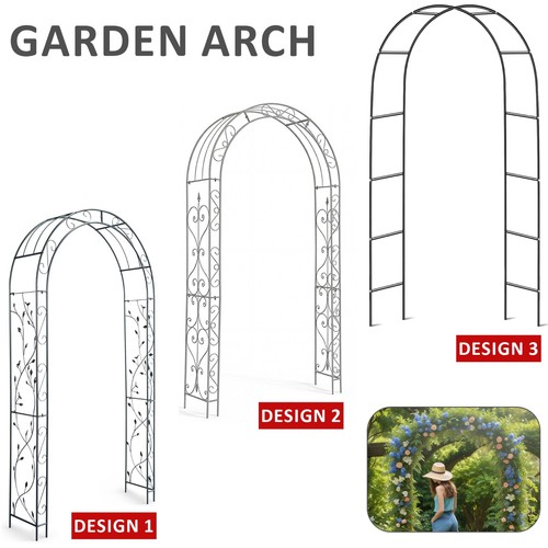 Heavy metal garden arch - metal,