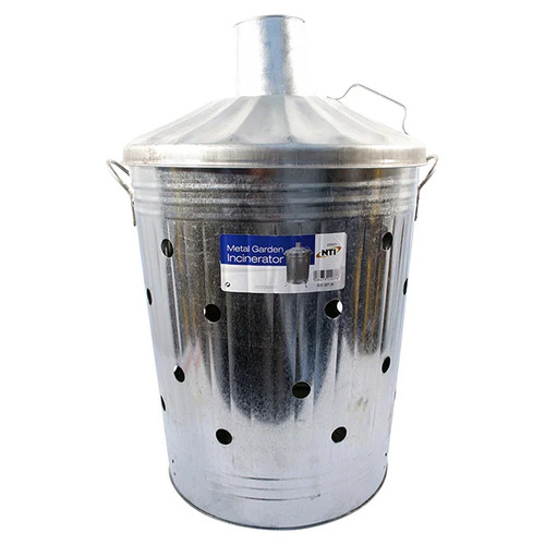 Metal iron garden incinerator - metal,