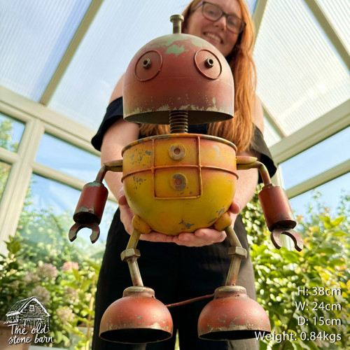 Metal robot reclaimed - metal,