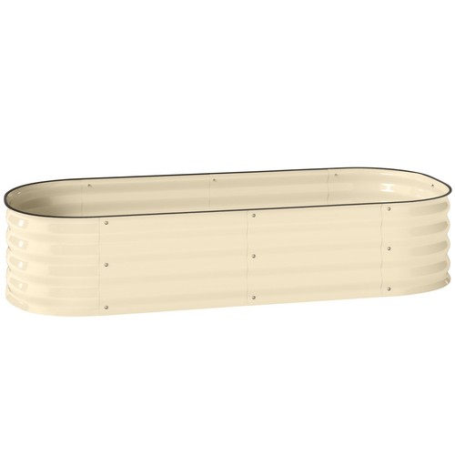 Galvanised raised garden - galvanised, bed