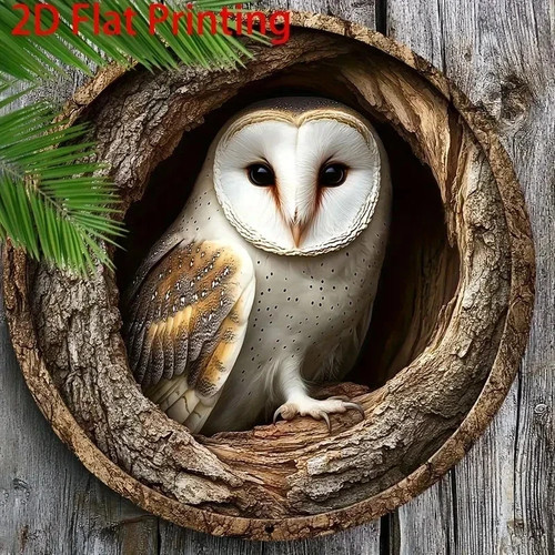 Stunning owl garden - owl, plaque
