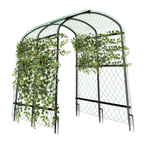 Large metal archway - archway, arbor
