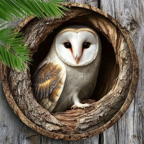 Stunning owl garden - stunning, plaque
