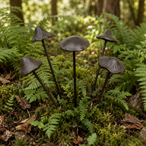 Set metal mushroom - of,