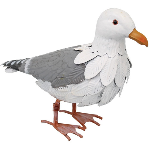 Primus metal seagull ornament - metal,