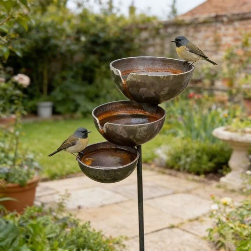 Metal stake bee - metal,