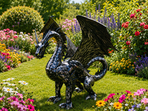Dragon silver and - silver,