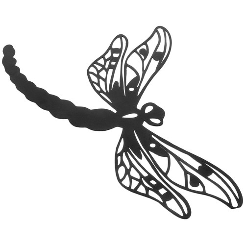 Outdoor iron dragonfly wall - outdoor,